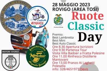 Ruote Classic Day – Domenica 28 Maggio