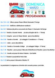 RADUNO DEI 3 FIUMI: Programma e scheda di iscrizione
