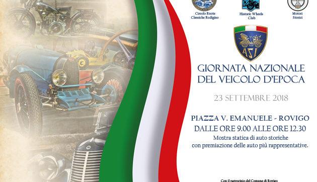 Giornata Nazionale del Veicolo d’Epoca